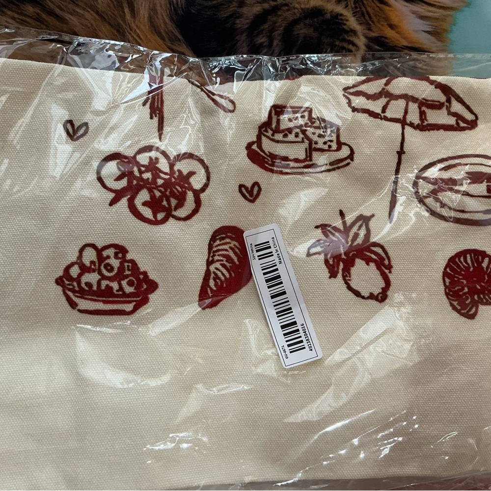 La Dolce Vita Cream Tote Bag NWT - Picture 8 of 8